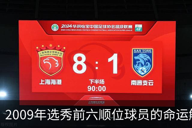 2009年选秀前六顺位球员的命运解析